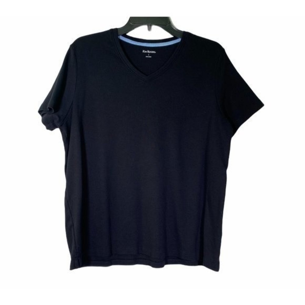 Kim Rogers Men's Black Short Sleeve T-Shirt Round Neck L